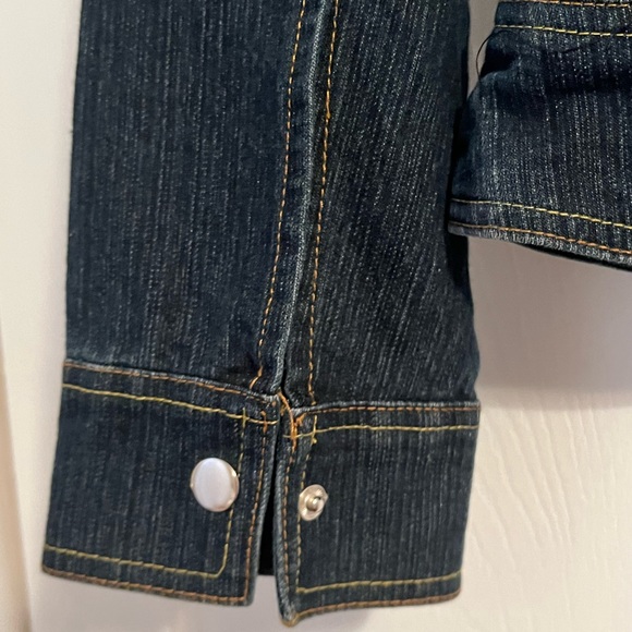 Erica Brooke Collection Jean Jacket Size Large - Picture 10 of 12